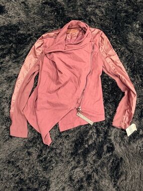 Asymmetrical Maroon Women’s Jacket